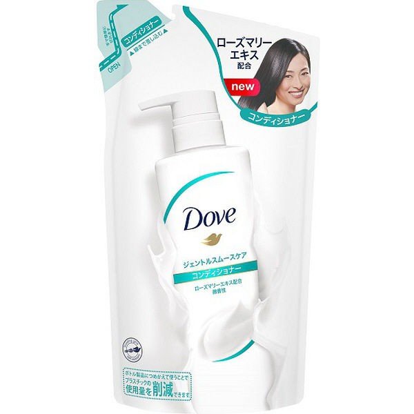 【おまけ付き！】ダヴ　(Dove) 　ジェントルスムースケア コンディショナー 詰め替え 350g