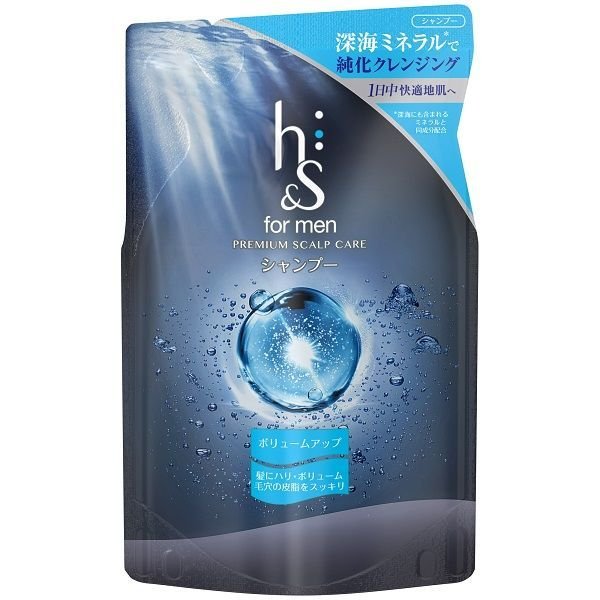 【おまけ付き！】h&s for men（エイチアンドエス）ボリュームアップ プレミアムスカルプケア コンディショナー 詰め替え 300g メンズ