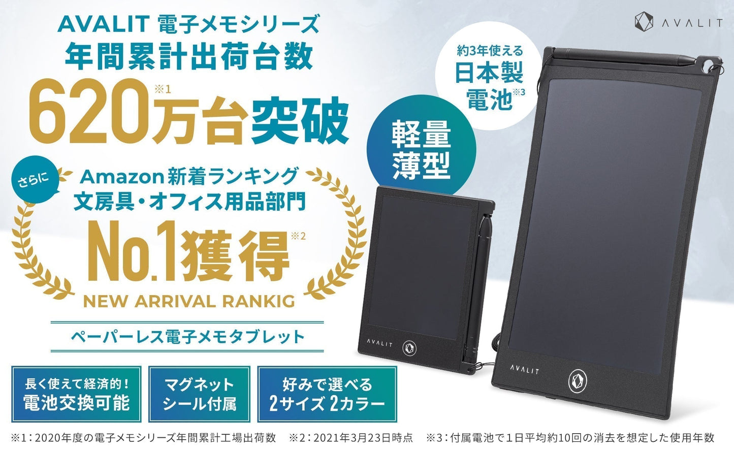 【3人シェア買いでお得】（ブラック）電子メモ 電子パッド 8.5インチ 厚さ5mm ロック機能付 保存可能 日本製電池使用 メモ帳
