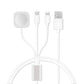 3in1充電ケーブル ライトニングケーブル Micro USB Type C iPhone Apple Watch 3in1 充電 ケーブル 2A 急速充電 1本3役 アイフォン アップル ウォッチ 1.2m