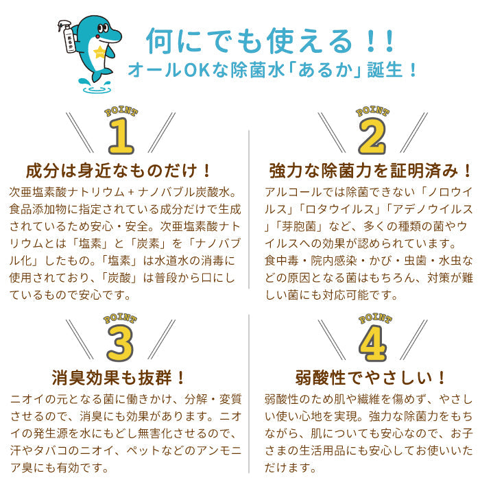 速攻除菌・強力消臭　あるか5L