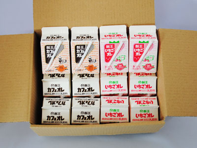 酪王カフェオレ いちごオレ 200ml 12本セット (各6本) (クール便)