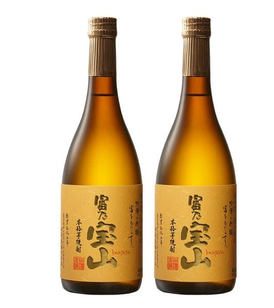 【送料無料】富乃宝山 芋焼酎 25度 720ml×2本【北海道・沖縄県・東北・四国・九州地方は必ず送料がかかります】【熨斗・ご贈答品の対応可】