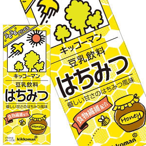 キッコーマン 豆乳飲料 はちみつ 200ml 紙パック×72本[18本×4箱] [賞味期限：製造より90日]【3?4営業日以内に出荷】【送料無料 】