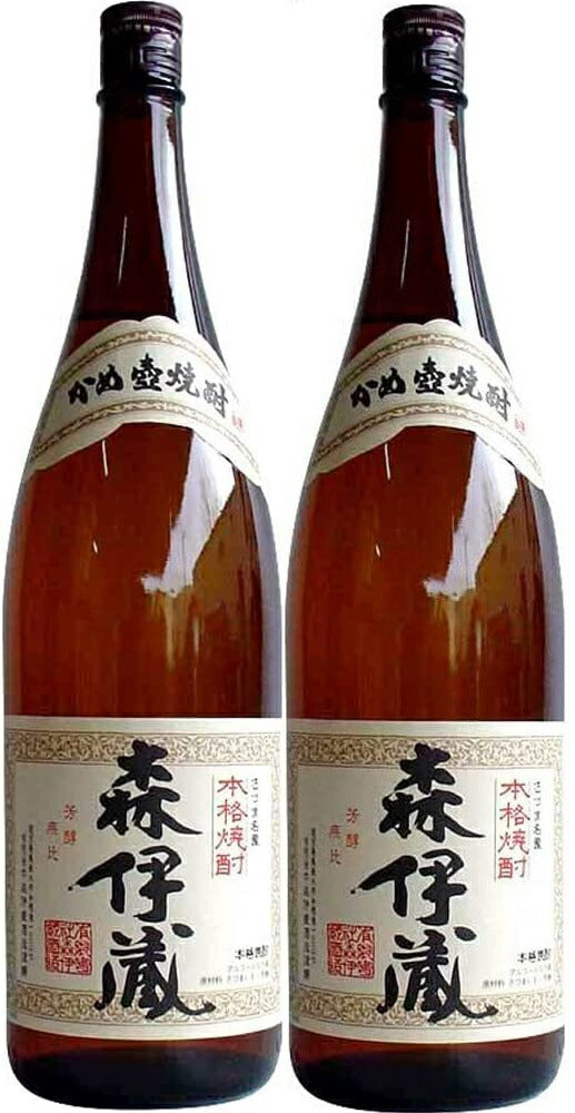 【送料無料】森伊蔵 芋焼酎 25度 1800ml 1.8L×2本【北海道・沖縄県・東北・四国・九州地方は必ず送料がかかります】【熨斗・ご贈答品の対応可】