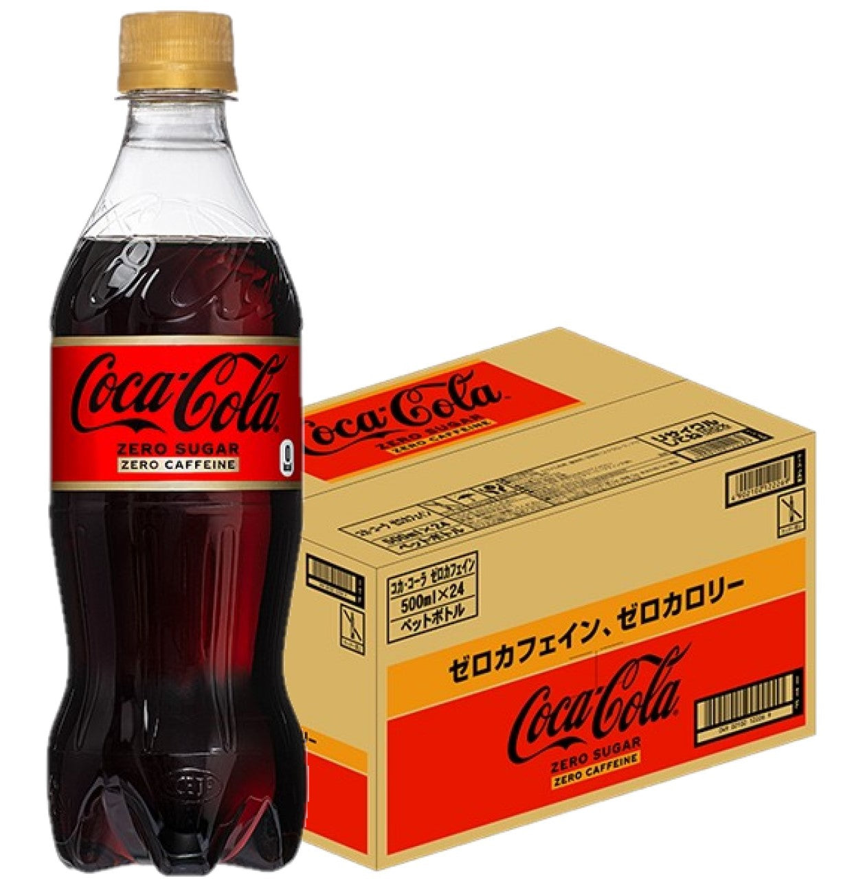 【送料無料】コカ・コーラ ゼロカフェイン ペットボトル 500ml×1ケース/24本