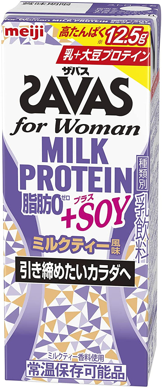 明治 SAVAS ミルクプロテイン ミルクティー 200ml×48本