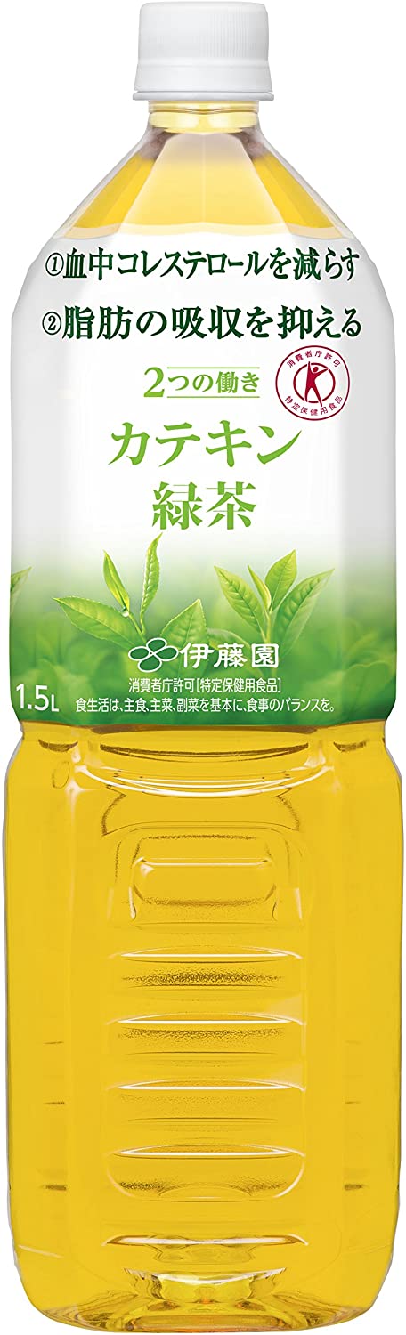 伊藤園 2つの働き カテキン緑茶 1.5L 8本入 トクホ