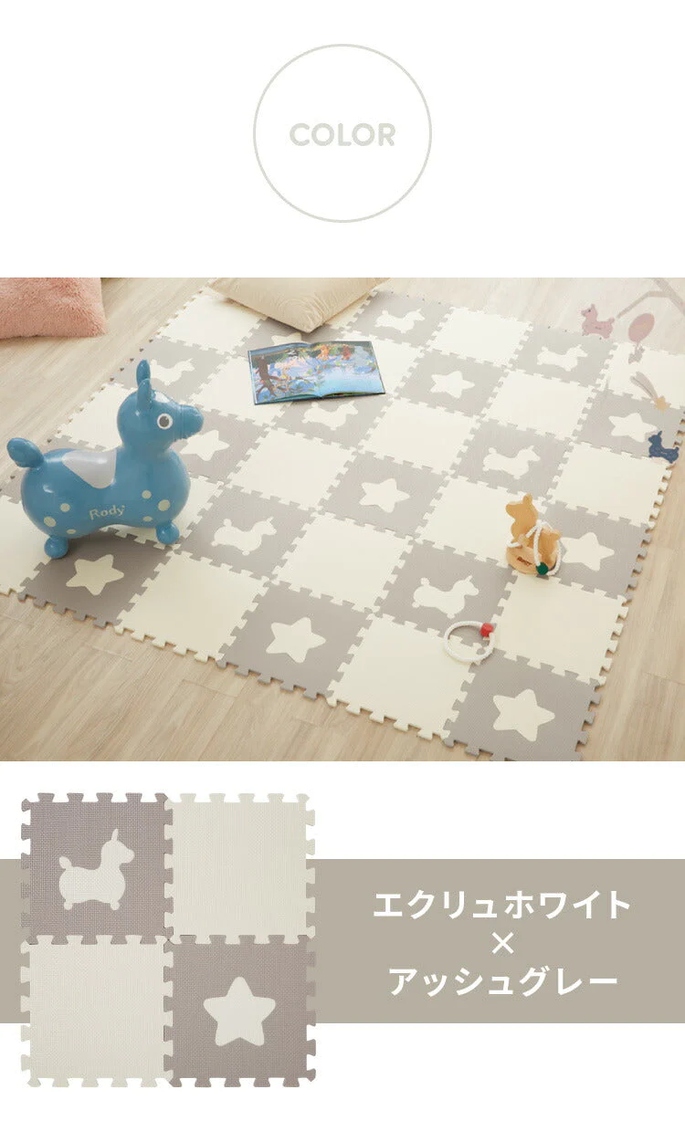 【超シェア買い祭】(ベビーピンク)Rody ロディ ジョイントマット 36枚組 10mm 32x32cm キッズ 子供部屋 ベビー 赤ちゃん フロアマット プレイマット キッズラグ 子供部屋 防音 断熱 保温 かわいい おしゃれ【送料無料】