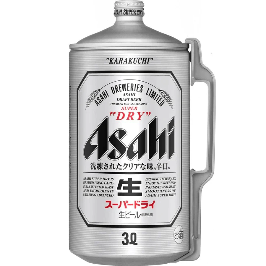 アサヒ スーパードライ 3000ml×6本 【ご注文は1ケースまで1個口配送可能です。】