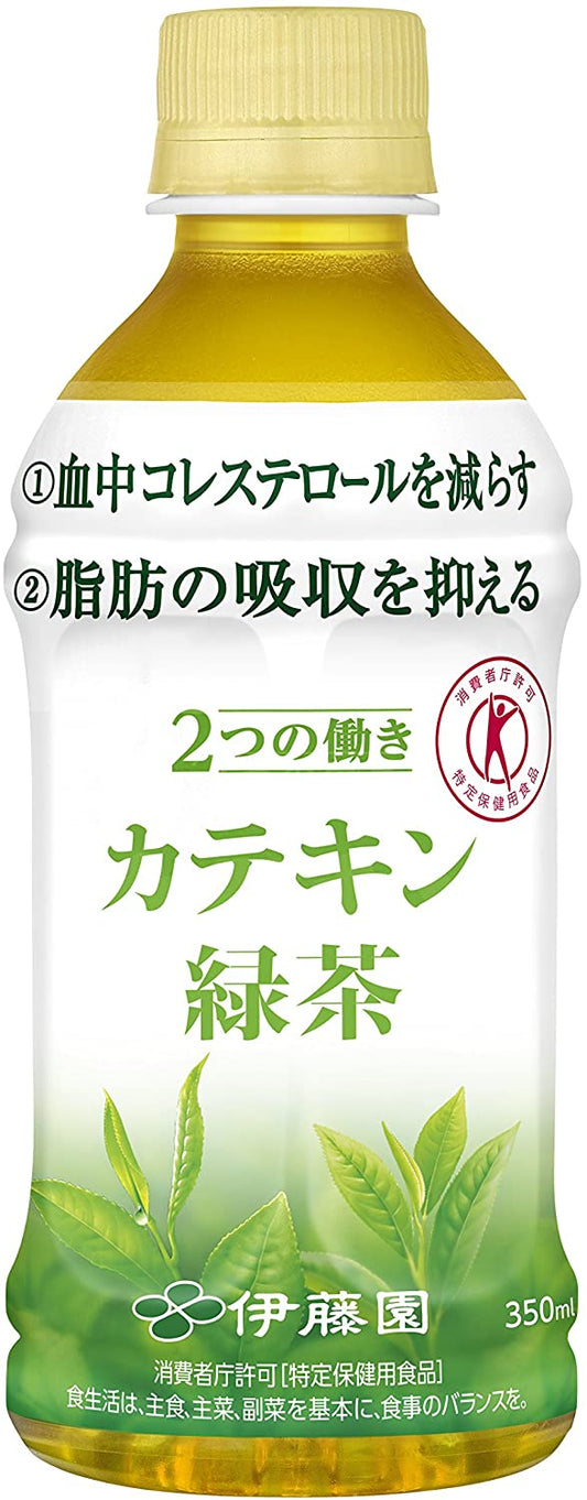 【1本115円】伊藤園 2つの働き カテキン緑茶 350ml 1箱 24本入 トクホ