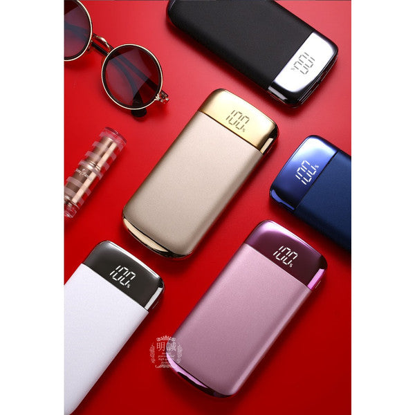 【ゲリラセール】「在庫処分商品」【ゴールド】10800mAh モバイルバッテリー 大容量 スマホ充電器 USB2ポート 2台同時充電可能 LED液晶画面 残量表示 急速充電 2.1A 携帯充電器【PL保険】