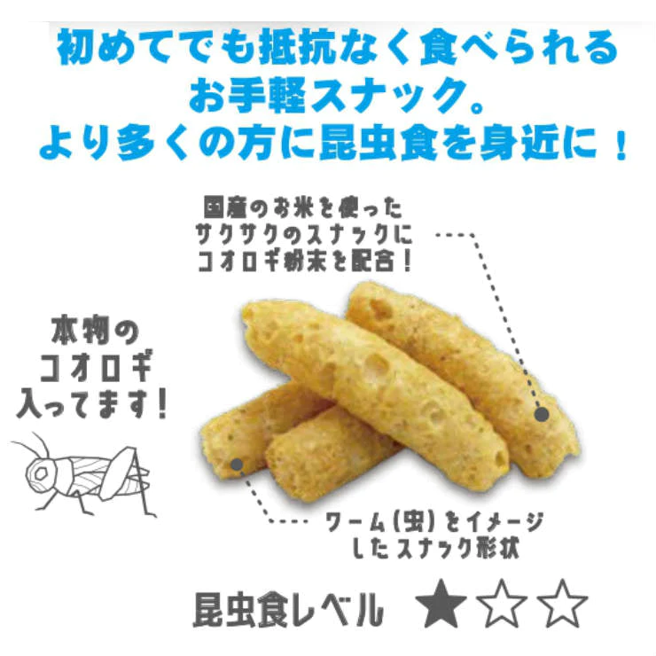未来コオロギスナック2 近未来ラーメン味 25g×2