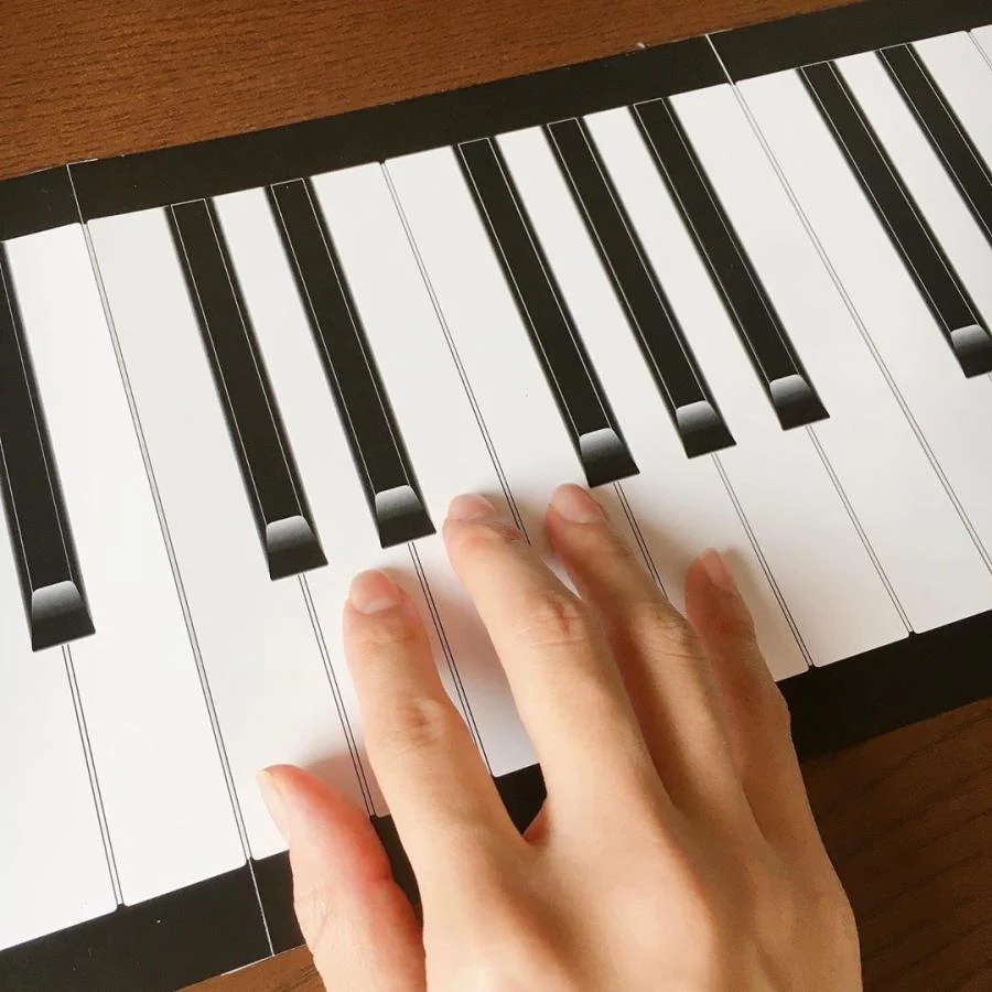紙ピアノ