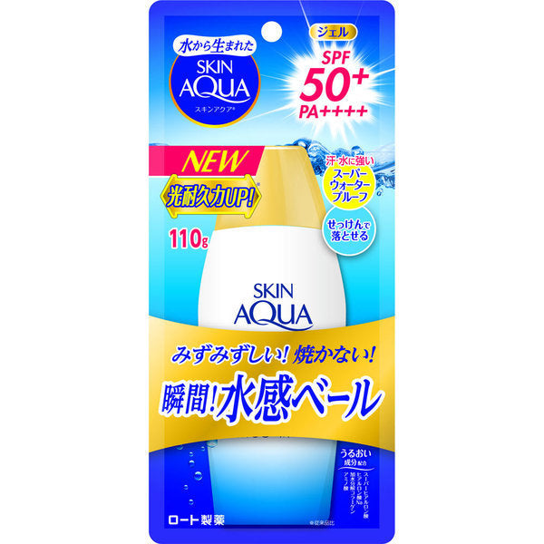 スキンアクア スーパーモイスチャージェル 110g [日焼け止め 顔・からだ用 SPF50+ PA++++]