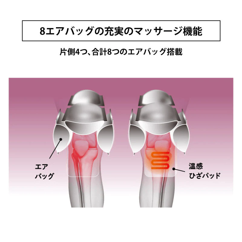 フットマッサージャー ドウシシャ MOMiLUX　両ひざマッサージャー ひざもみＷ DKM-2001 健康機器 マッサージャー フットマッサージ マッサージ機 足マッサージ 脚マッサージ 膝 マッサージ器 プレゼント