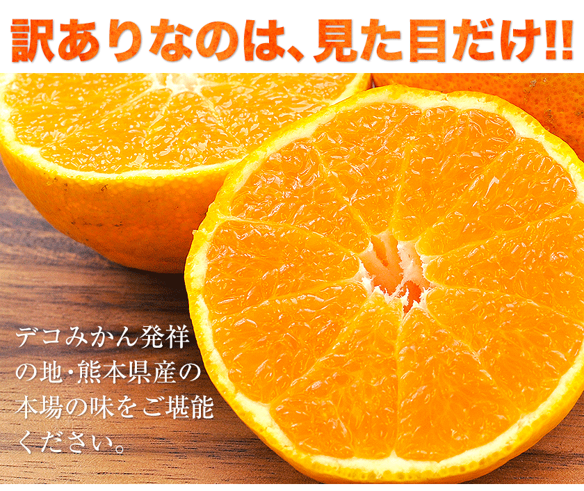 訳あり デコみかん 4.5kg 送料無料 不知火 みかん ミカン 熊本県産 訳あり デコポン と同品種 熊本 柑橘 目玉商品 くまもと風土《3月末頃～4月中旬頃より発送予定》【エコ得リリースSALE】
