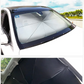 【S】選べる2size サンシェード フロントガラス 傘式 パラソル 傘型 フロントサンシェード 車用 折りたたみ傘 日除け 日よけ uv 紫外線カット コンパクト 紫外線対策 遮光 断熱 収納便利 車サンシェード 車保護 車用 フロントカバー カーサンシェード 車種汎用 収納ポーチ付き