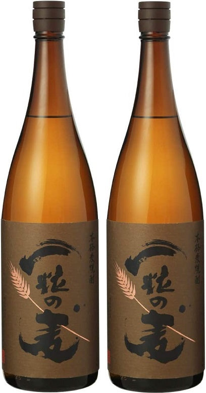 【送料無料】西酒造 一粒の麦 麦焼酎 25度 1800ml 1.8L×2本【北海道・沖縄県・東北・四国・九州地方は必ず送料がかかります】【熨斗・ご贈答品の対応可】