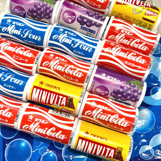 【お試し10個！】オリオン ミニラムネ バラエティ アソート お菓子 ラムネ 駄菓子 お試し バラ売り ※