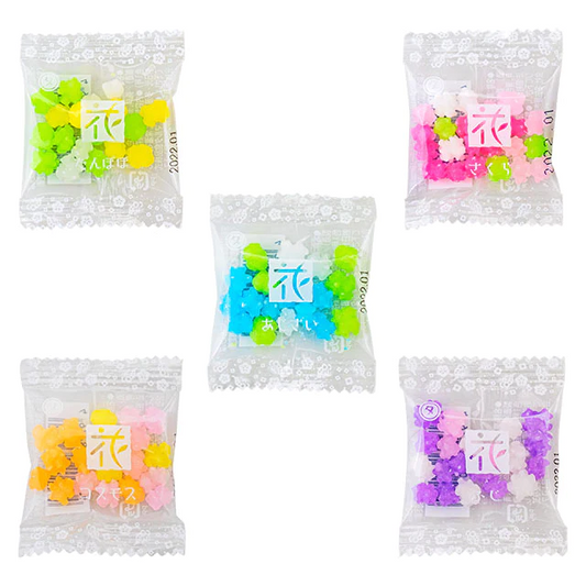 花詰合せ金平糖 4g 50個セット【マルタ食品】金平糖 和菓子 中華菓子 お菓子 駄菓子 大人買い 大量メール便 ポスト投函