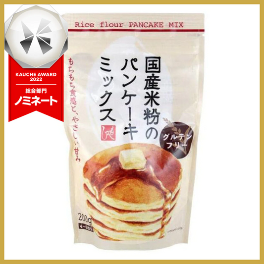 コーヒーファーム もへじ 国産米粉のパンケーキミックス グルテンフリー 200g 1個　※