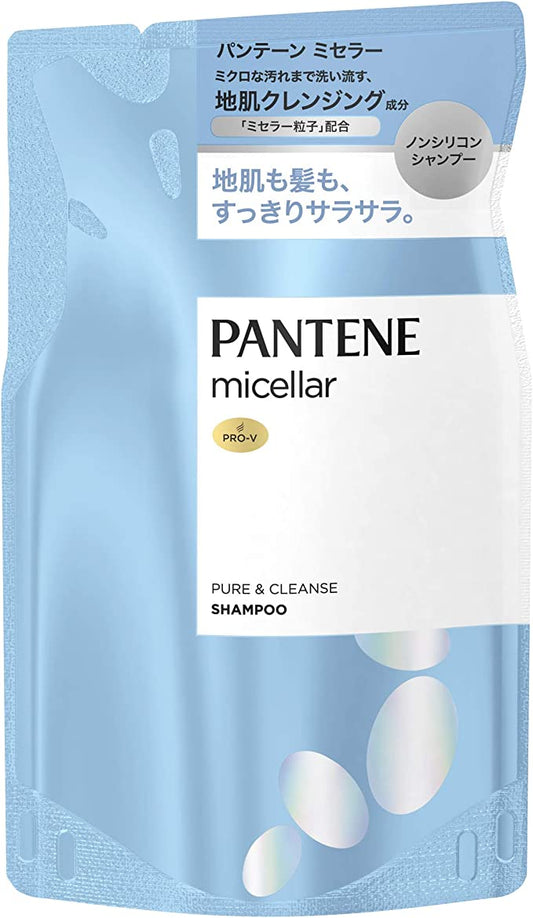 【おまけ付き！】パンテーンミセラー パンテーン ミセラー ノンシリコンシャンプー ピュア&クレンズ 詰め替え 350mL