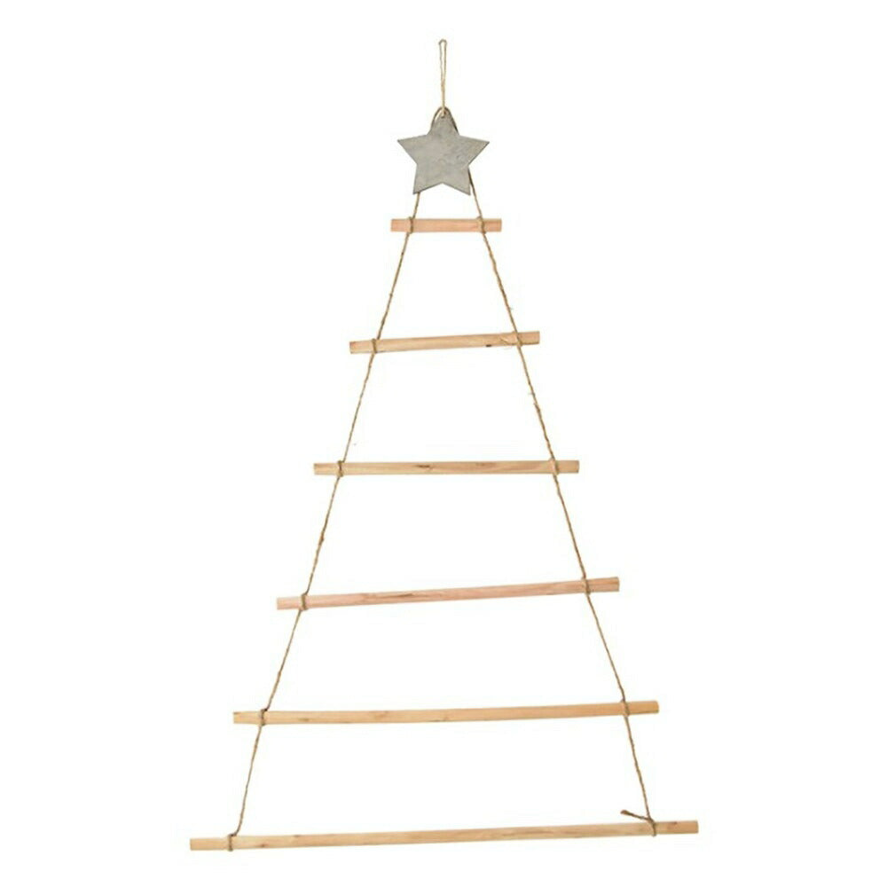 クリスマスツリー 木の壁掛けツリー 6段 木製スター付き ツリー 92cm オーナメント 誕生日 飾り付け 室内 デコレーション メリークリスマス クリスマス用品 クリスマス木 可愛い かわいい 部屋を飾りきれい Xmas Christmas