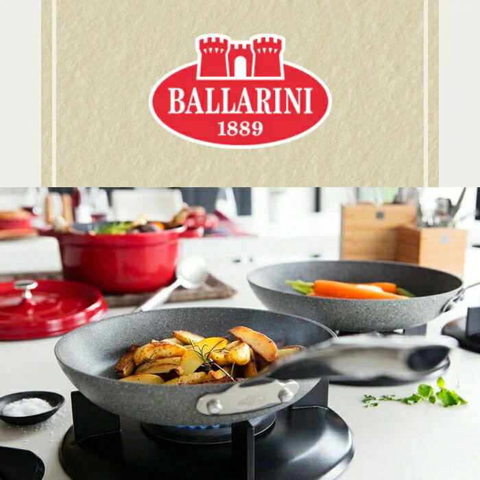 【公式】BALLARINI リパリ フライパン 20cm & 24cm ＆ 28cm 3Pセット IH対応| バラリーニ 軽量 軽い ih対応 ガス アルミ アルミフライパン 食洗機対応 調理器具 イタリア製 セット 20センチ 24センチ 28センチ【エコ得リリースSALE】