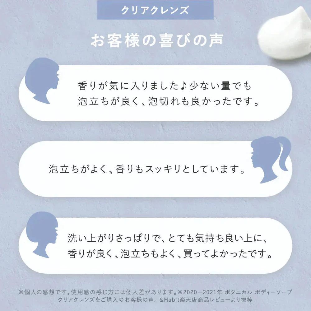 BOTANIST ボタニスト ボタニカル クリアクレンズボディーソープ ボトル ＆ 詰め替え 3点 セット【ゲリラセール】