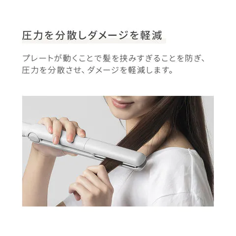 ヘアアイロン ストレートアイロン マイナスイオン 瞬間50秒 海外対応 プロ仕様230℃ モカブラウン AND・DECO