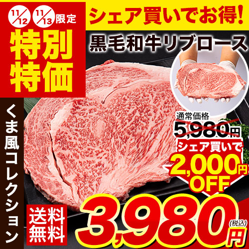 【熊本コレクション】黒毛和牛 リブロース ステーキ 300g 送料無料 ステーキ肉 九州産 国産 リブロースステーキ 和牛ステーキ BBQ バーベキュー 肉 お祝い お歳暮 御歳暮 誕生日 熨斗 のし 食べ物 牛肉 肉 まとめ買い《11月中旬-12月上旬頃より発送予定》