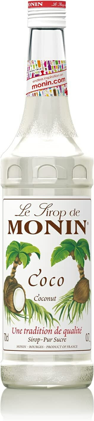 【送料無料】MONIN モナン ココナッツ・シロップ 700ml×2本【ご注文は12本まで同梱可能】ノンアルコール シロップ