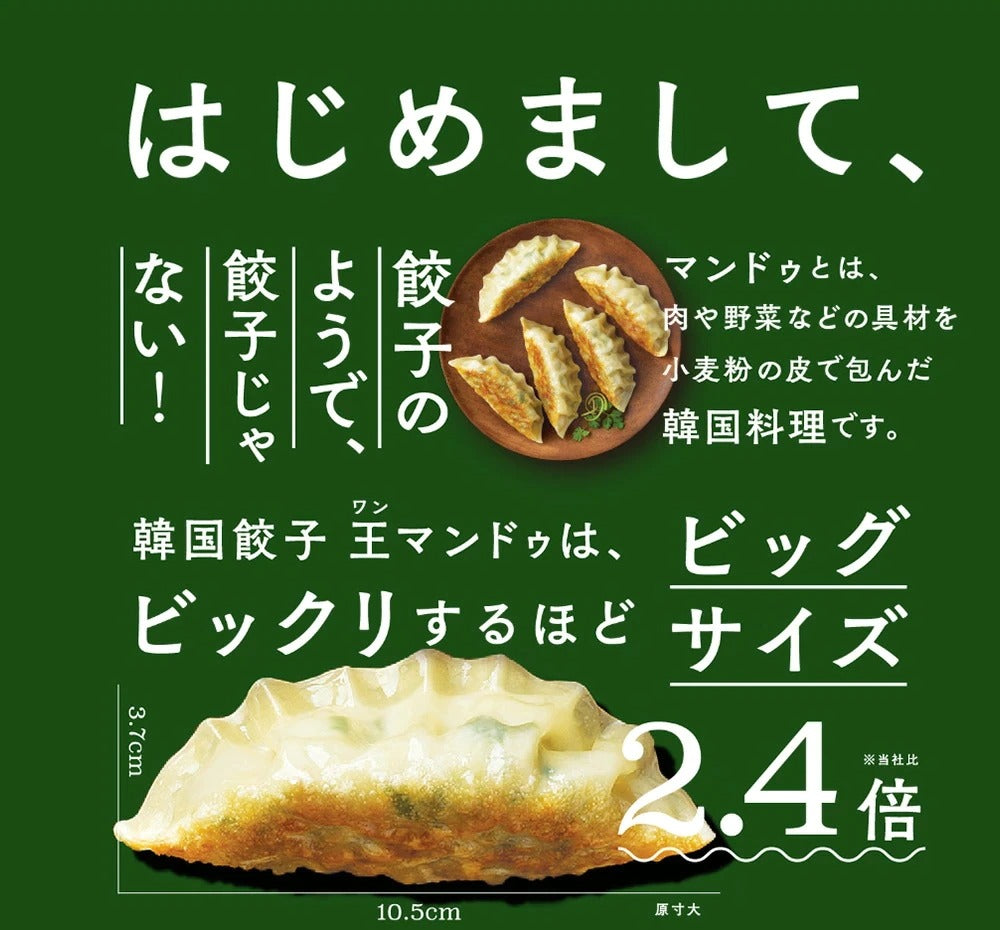 bibigo 王マンドゥ 肉＆野菜 350g (約10個入) 話題の王マンドゥを少量でお試し！餃子 ビビゴ【公式】【ゲリラセール】
