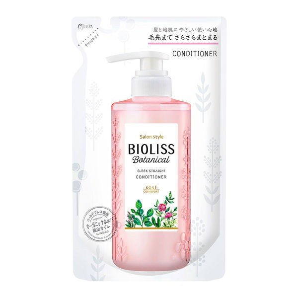 【おまけ付き！】サロンスタイル BIOLISS ビオリス ボタニカル コンディショナースリークストレート 詰め替え 340ml