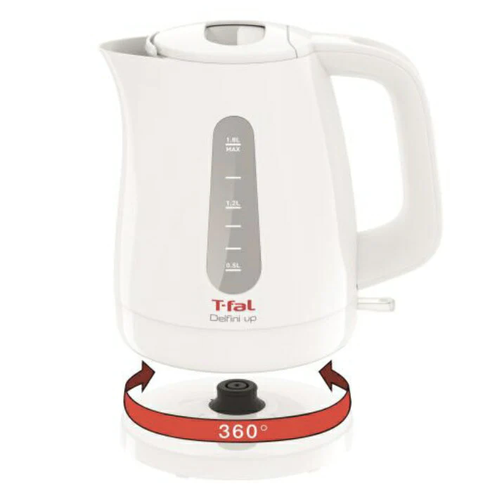 黒★ティファール(パイロットランプ付き)★特別大容量1.8L★【送料無料】T-Fal　　デルフィニアップ　電気ポット 湯沸かしポット ポット  1.8Ｌ 電気ケトル T-FL delfini up　1.8L ケトル  新 エレメント 自動電源オフ　パイロットランプ付き コストコ 通販