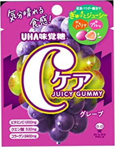 【お得な5個セット】味覚糖 Ｃケア　グレープ 37g