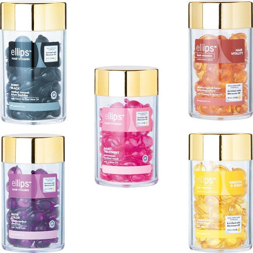 【送料無料】【5種類フルセット】ellips エリップス ヘアビタミン 1ml×50粒 5種 エリプス バリ島 コスメ トラベル