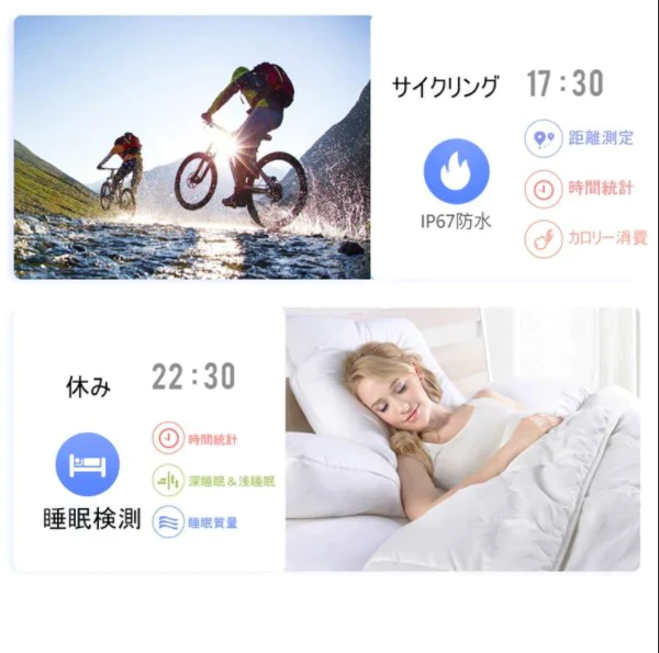 【超得ハイパーSALE】「在庫処分商品」【パープル】多機能スマートウォッチ ブレスレット 日本語対応 腕時計 血圧測定 心拍 歩数計 活動量計 IP67防水 GPS LINE 新型 睡眠検測 アウトドア スポーツ iPhone Android