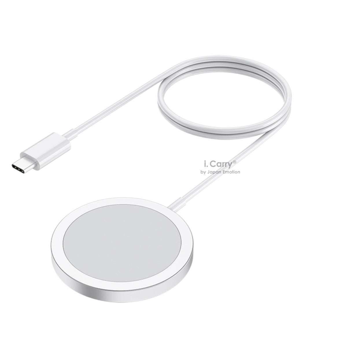 【5人シェア買いでお得】iPhone13 iPhone12 MagSafe対応 ワイヤレス充電器 15W ケーブル長さ 2m  17-BAT142