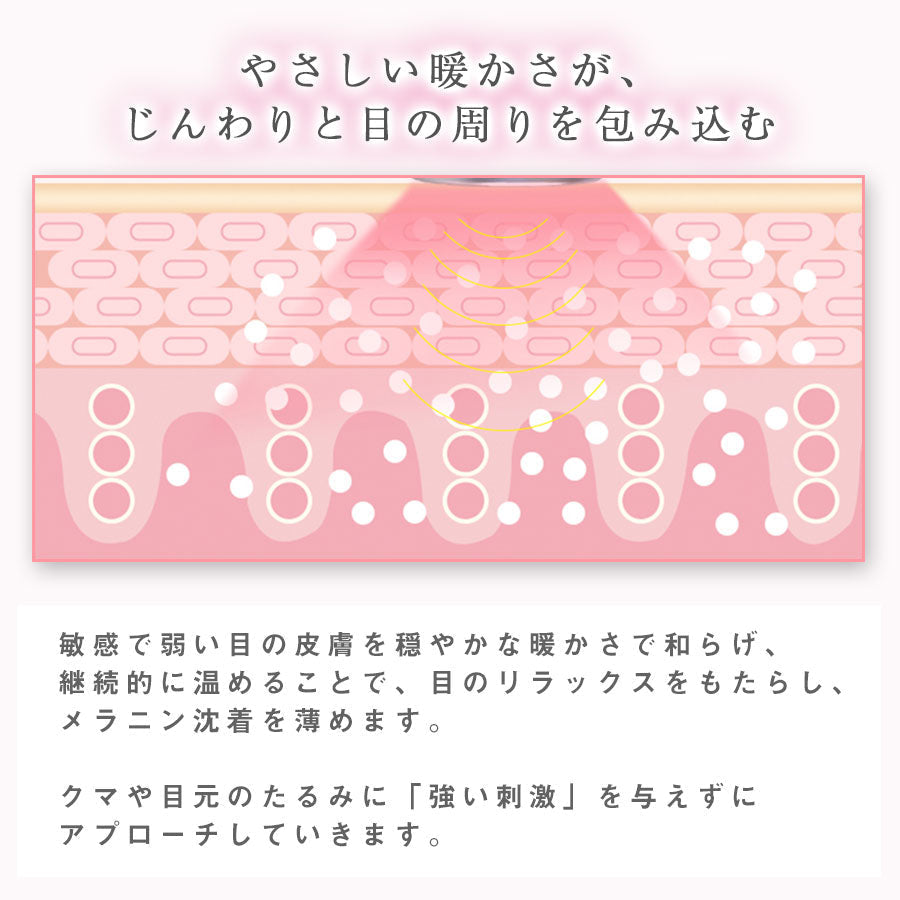 温冷 振動 アイマッサージャー　 richesse9