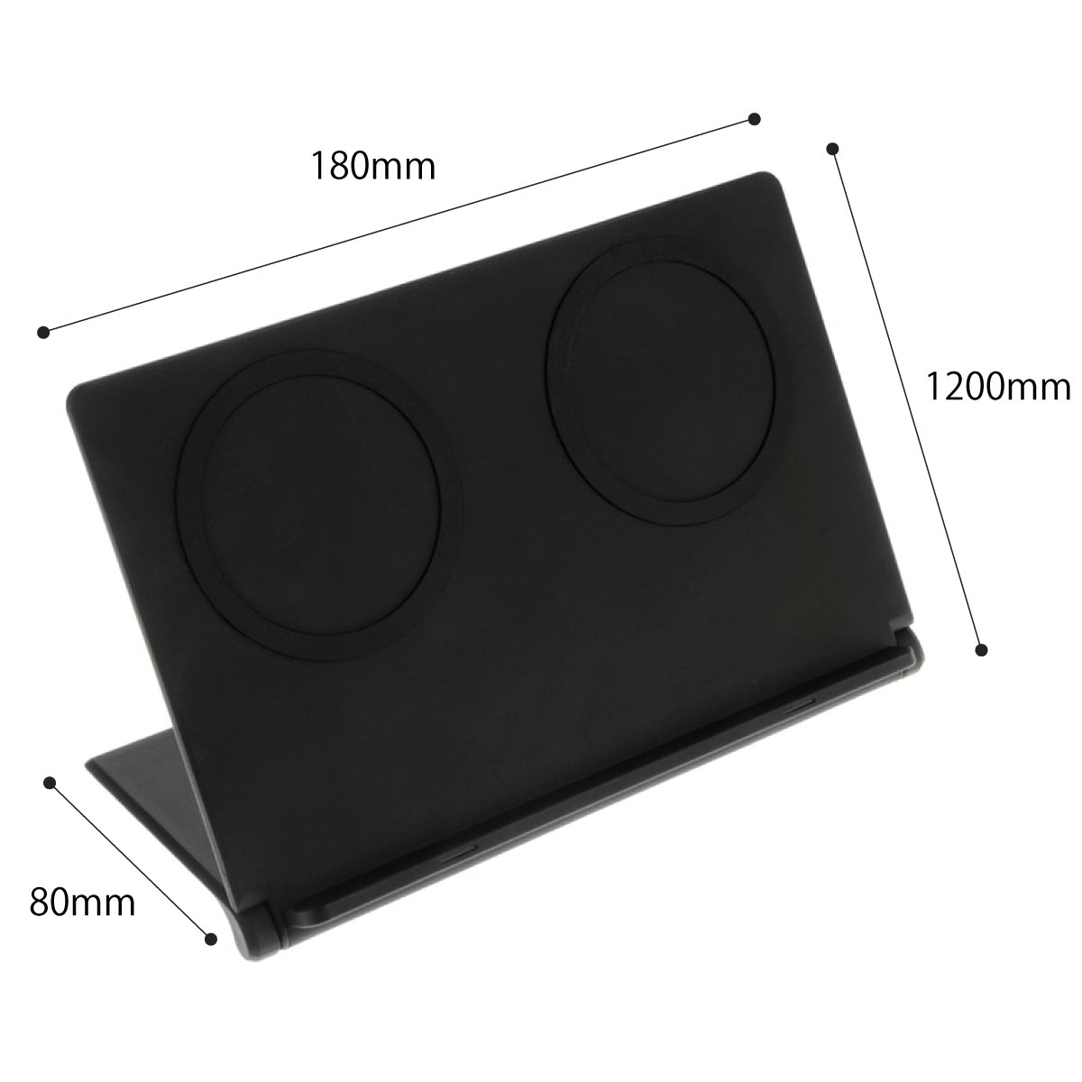 （ホワイト）対応アダプタセット i.Carry 2台同時 ワイヤレス充電器 + 急速 AC04アダプター セット　17-BAT51-ACSET