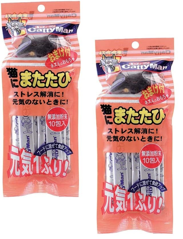 送料込み　キャティーマン (CattyMan) 猫にまたたび 粉末 0.5g×10包×2個