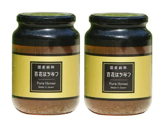 国産純粋はちみつ 1000g 1kg  非加熱【はちみつの恵】２個セット