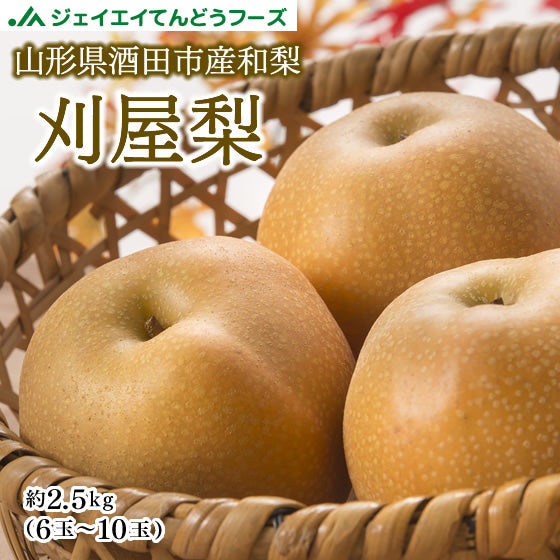 【9月上旬発送予定】和梨 刈屋梨 約2.5kg 山形県酒田市産 産地直送 wn08【ゲリラセール】