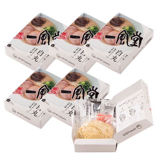 一風堂 ラーメン 白丸箱 1食×6箱