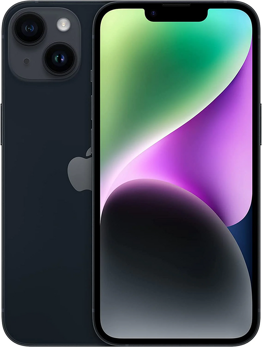 ★Appleストア版 国内正規SIMフリー iPhone14 128GB ミッドナイト MPUD3J/A　A2881 新品未開封　♪ガラスフィルムと透明ケースプレゼント