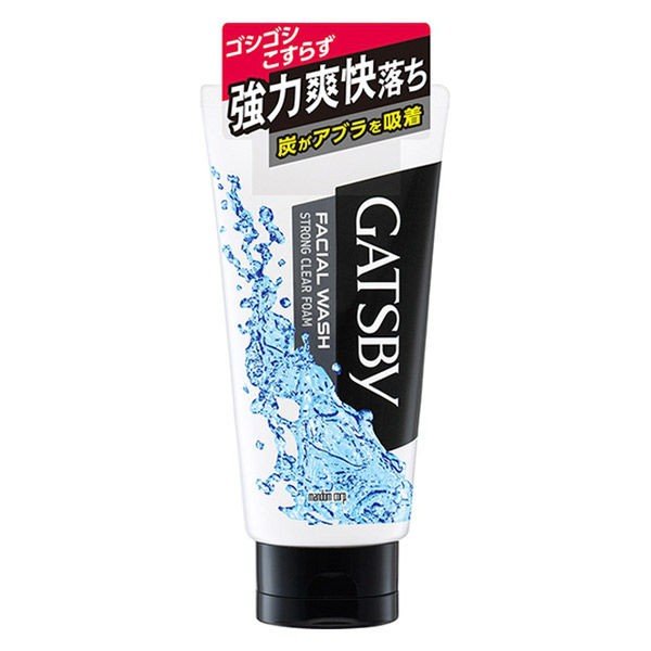 GATSBY（ギャツビー）洗顔料 ストロングクリアフォーム 強力爽快 ノンスクラブ 130g