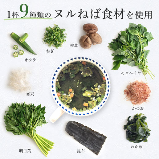 【3人シェア買いでお得】ヌルねばスープ 和風しょうゆ 15袋 送料無料