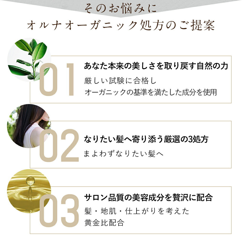 シャンプー ＆ トリートメント 500ml ＆ 500ml ボトル セット 無添加 ノンシリコン スムース モイスチャー スカルプ オルナ オーガニック ALLNA ORGANIC